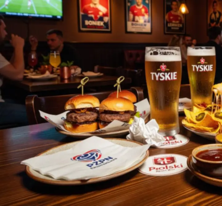 Przekąski i napoje w specjalnym menu na sportowe wieczory w DOMINIKA WARYKIEWICZ Rue Cambon